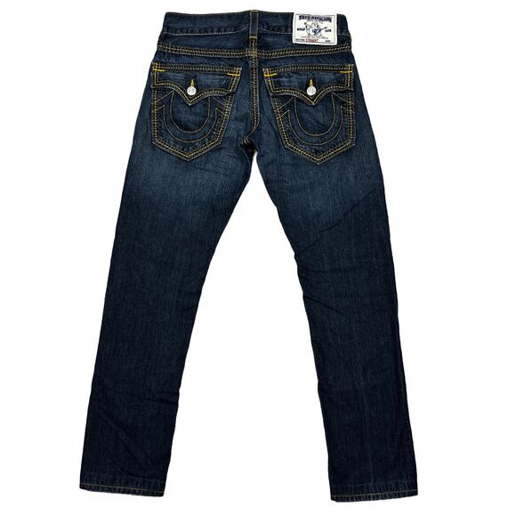 True Religion Other - True Religion Jeans Men's 29x30 World Tour Straight Dark Wash MDE859 USA *Hemmed